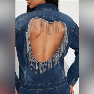 Open back ❤️ denim jacket- bought for Era’s tour!